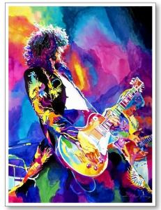 Thanks to an art collector from Havertown PA for buying an art print of MONOLITHIC RIFF - JImmy Page